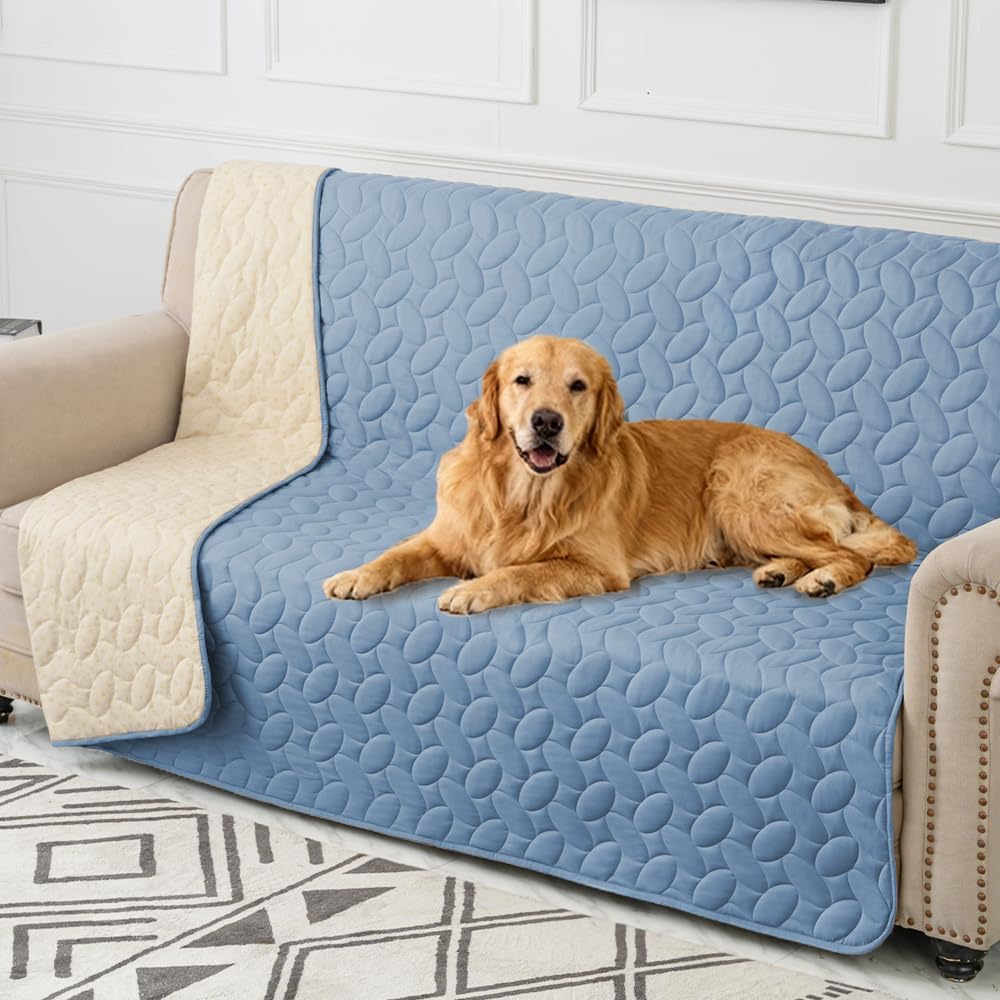 Pet Bed Cover Dog Bed Blanket for Sofa and Furniture Waterproof New Pattern Design (30x70 Inch, Dark Grey)