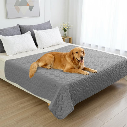 Pet Bed Cover Dog Bed Blanket for Sofa and Furniture Waterproof New Pattern Design (30x70 Inch, Dark Grey)