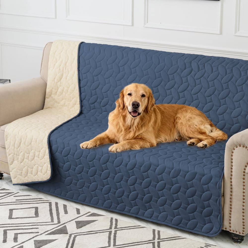 Pet Bed Cover Dog Bed Blanket for Sofa and Furniture Waterproof New Pattern Design (30x70 Inch, Dark Grey)
