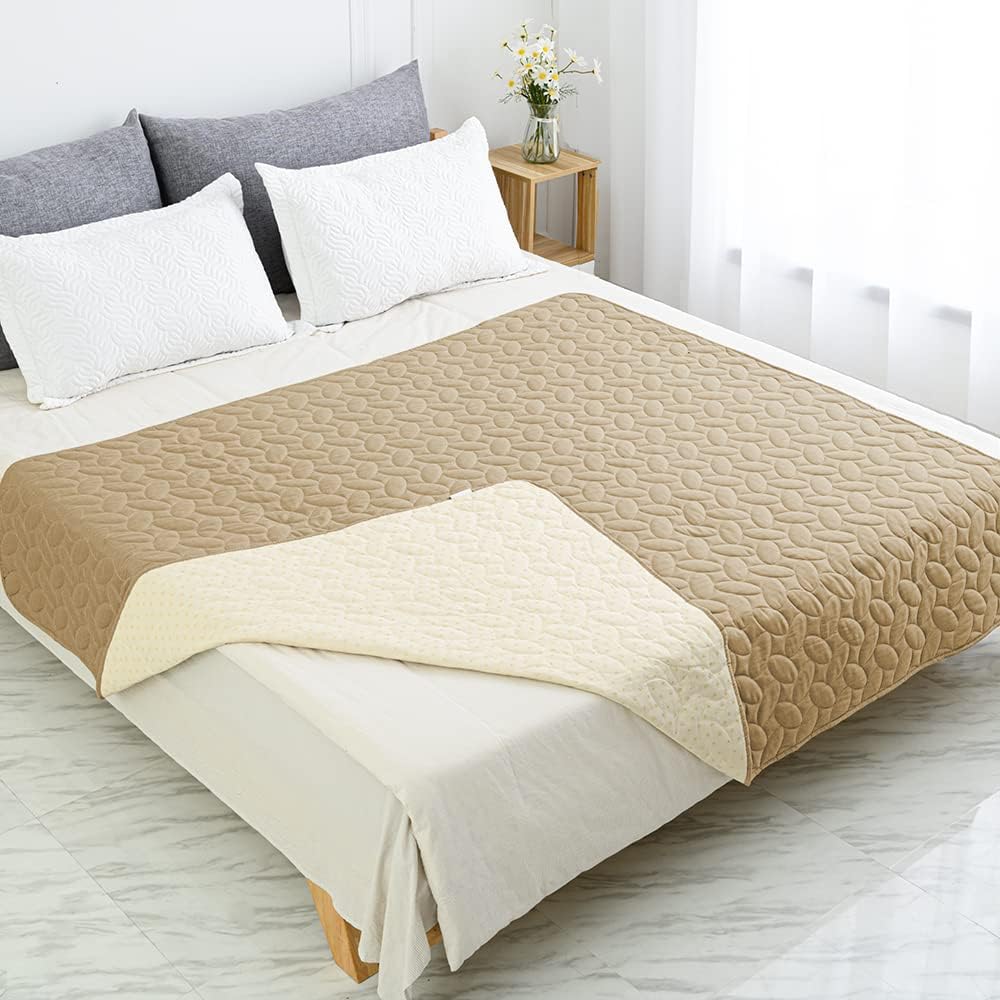 Pet Bed Cover Dog Bed Blanket for Sofa and Furniture Waterproof New Pattern Design (30x70 Inch, Dark Grey)