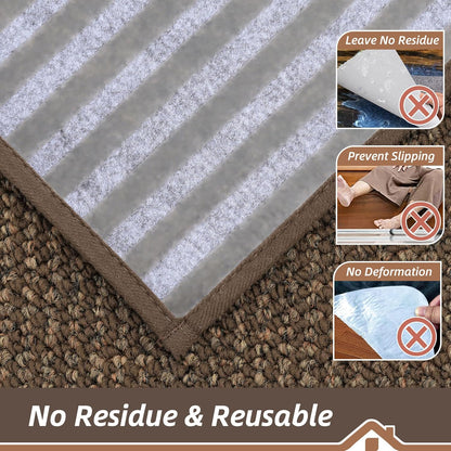 BEQHAUSE Stair Treads for Wooden Steps 28inX9in, Carpet Stair Treads Non Slip Indoor, Machine Washable Stair Runners for Kids Elders and Pets, Carpet for Stair Rugs Mat, TPE Backing, 15pcs, Taupe