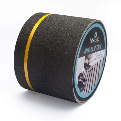LifeGrip Anti Slip Transparent Anti Slip Tape, 4 inch by 30 feet, Non-Slip Traction Grip Tape to Tubs, Boats, Stairs, Clear, Soft, Comfortable for Bare feet (4" X 30')