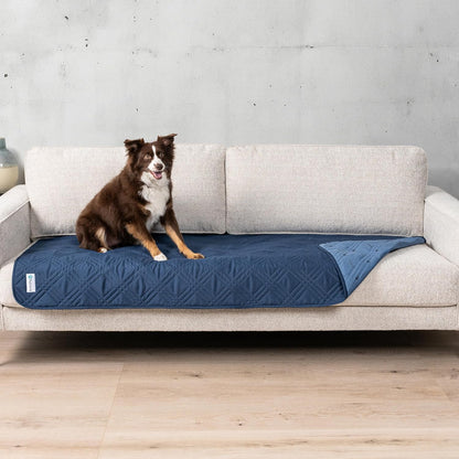 PetAmi Waterproof Couch Cover for Dogs, Reversible Furniture Cover Sofa Protector for Pet Cat Bed, Washable Blanket Dog Cover for Couch Seat, 52x82 Gray