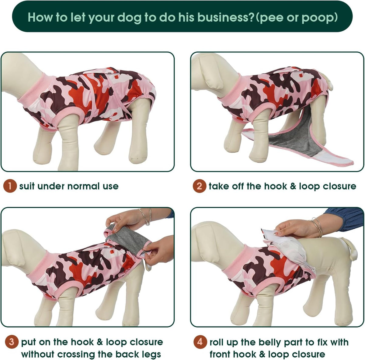 Recovery Suit for Dogs Cats, Soft Dog Surgery Suit Female Male Spay