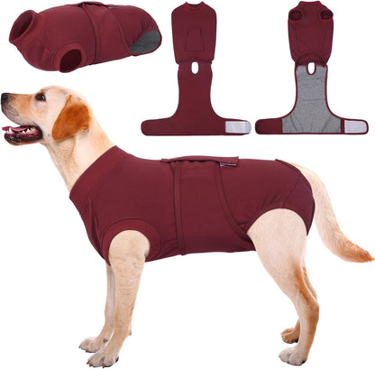 Recovery Suit for Dogs Cats, Soft Dog Surgery Suit Female Male Spay