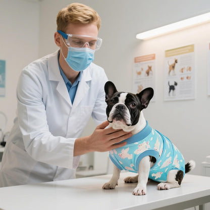 Recovery Suit for Dogs Cats, Soft Dog Surgery Suit Female Male Spay
