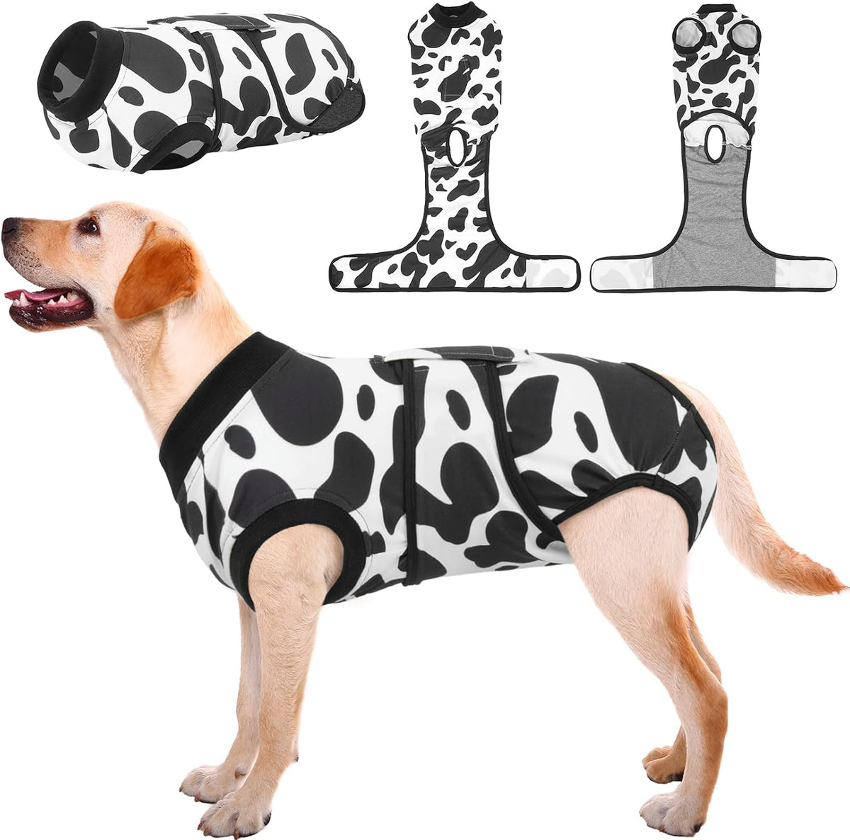 Recovery Suit for Dogs Cats, Soft Dog Surgery Suit Female Male Spay