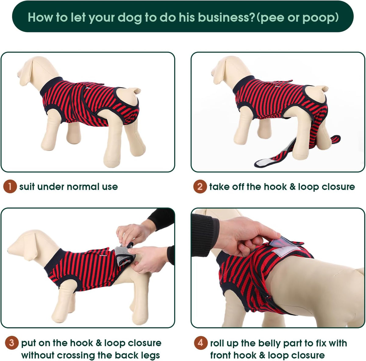Recovery Suit for Dogs Cats, Soft Dog Surgery Suit Female Male Spay