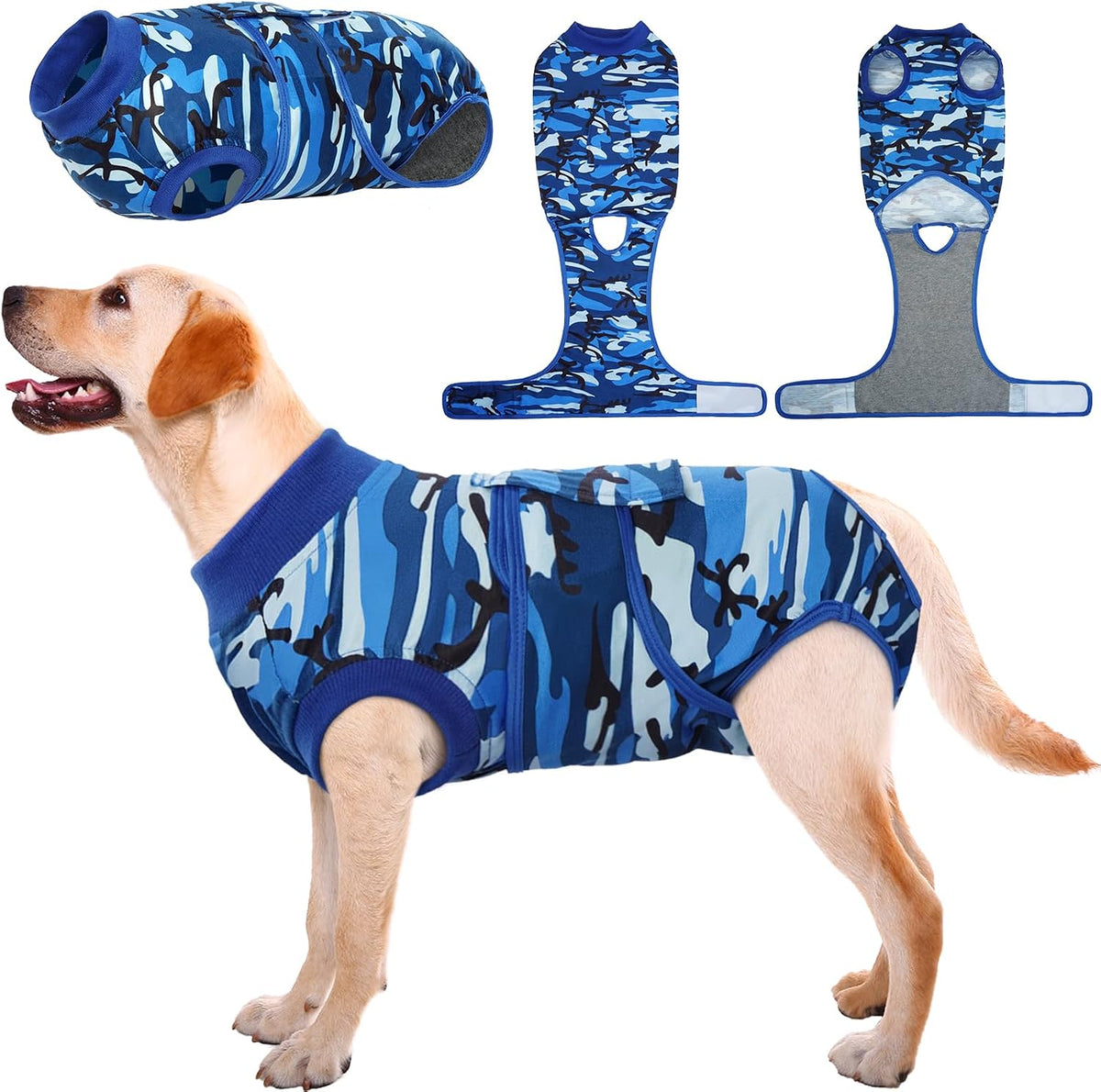 Recovery Suit for Dogs Cats, Soft Dog Surgery Suit Female Male Spay