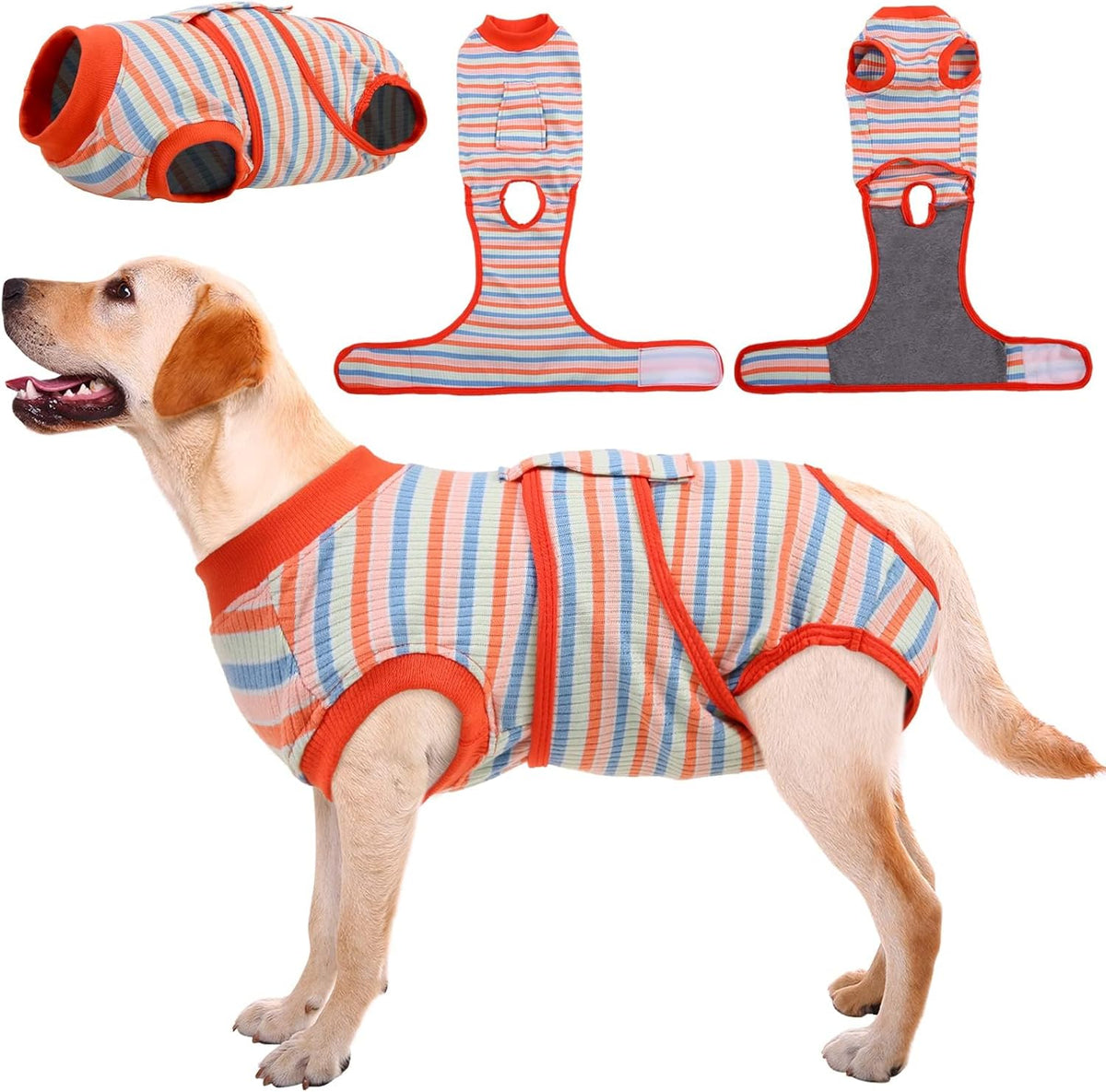Recovery Suit for Dogs Cats, Soft Dog Surgery Suit Female Male Spay