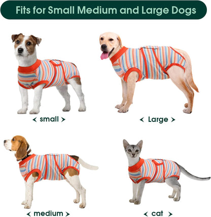 Recovery Suit for Dogs Cats, Soft Dog Surgery Suit Female Male Spay