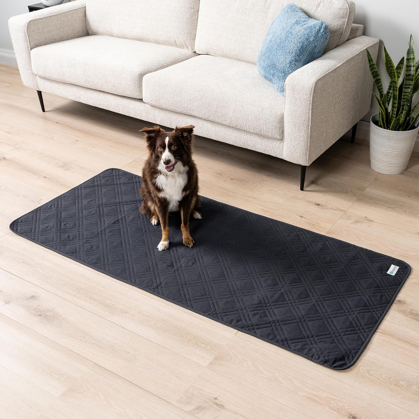 PetAmi Waterproof Couch Cover for Dogs, Reversible Furniture Cover Sofa Protector for Pet Cat Bed, Washable Blanket Dog Cover for Couch Seat, 52x82 Gray