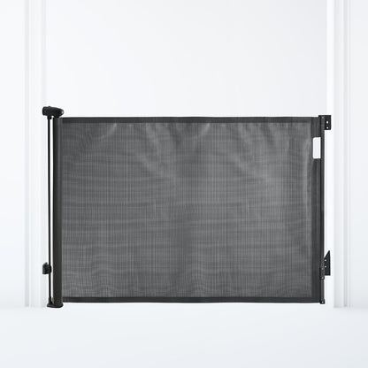 Dreambaby Glide N Hide 35'' Extra Tall, 55'' Wide Retractable Baby Gate - Ideal for Stairs, Doorways & Halls, Durable Mesh, EZY-Check Indicator, Dog & Pet Gate