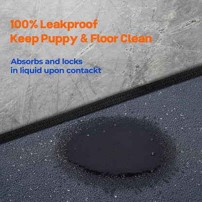 Sunsleek Washable Pee Pads for Dogs 72"x72" Extra Large Super Absorbent Non-Slip Reusable Puppy Pads for Playpen, Crate, Floor, Waterproof Pet Training Mats for Quick-Dry Whelping Pads & Incontinence