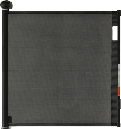 Retractable Baby Gate, Baby Gate for Stairs Auto-Lock, Dog Gates for Doorways Safety, Extends to 34.5x55in, Black
