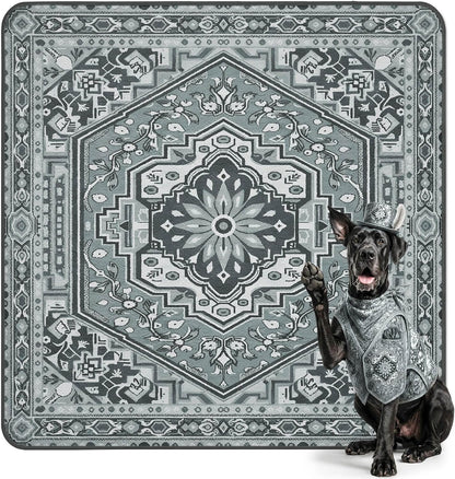 FXW Washable Pee Pads for Dogs, Puppy Pads with Super Absorbent, Specifically Designed for FXW Rollick/Homeplus 24inch 6 Panels Dog Playpen, 39" x 63" Rectangle, Khaki, 1 Pack