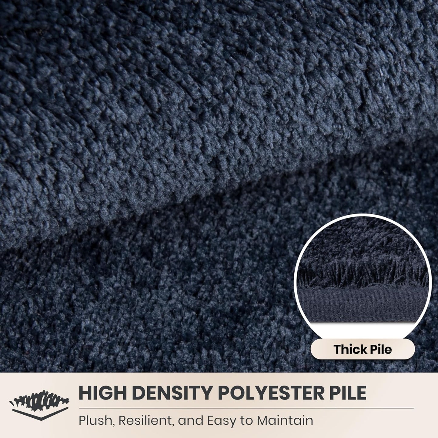 PURRUGS Dirt Trapping Door Mat 20" x 31.5", Non-Slip Machine Washable Entryway Rug, Dog Doormat, Indoor Front Door Mat, Super Absorbent Entry Rug for Muddy Shoes & Paws, Bluish Grey-Black