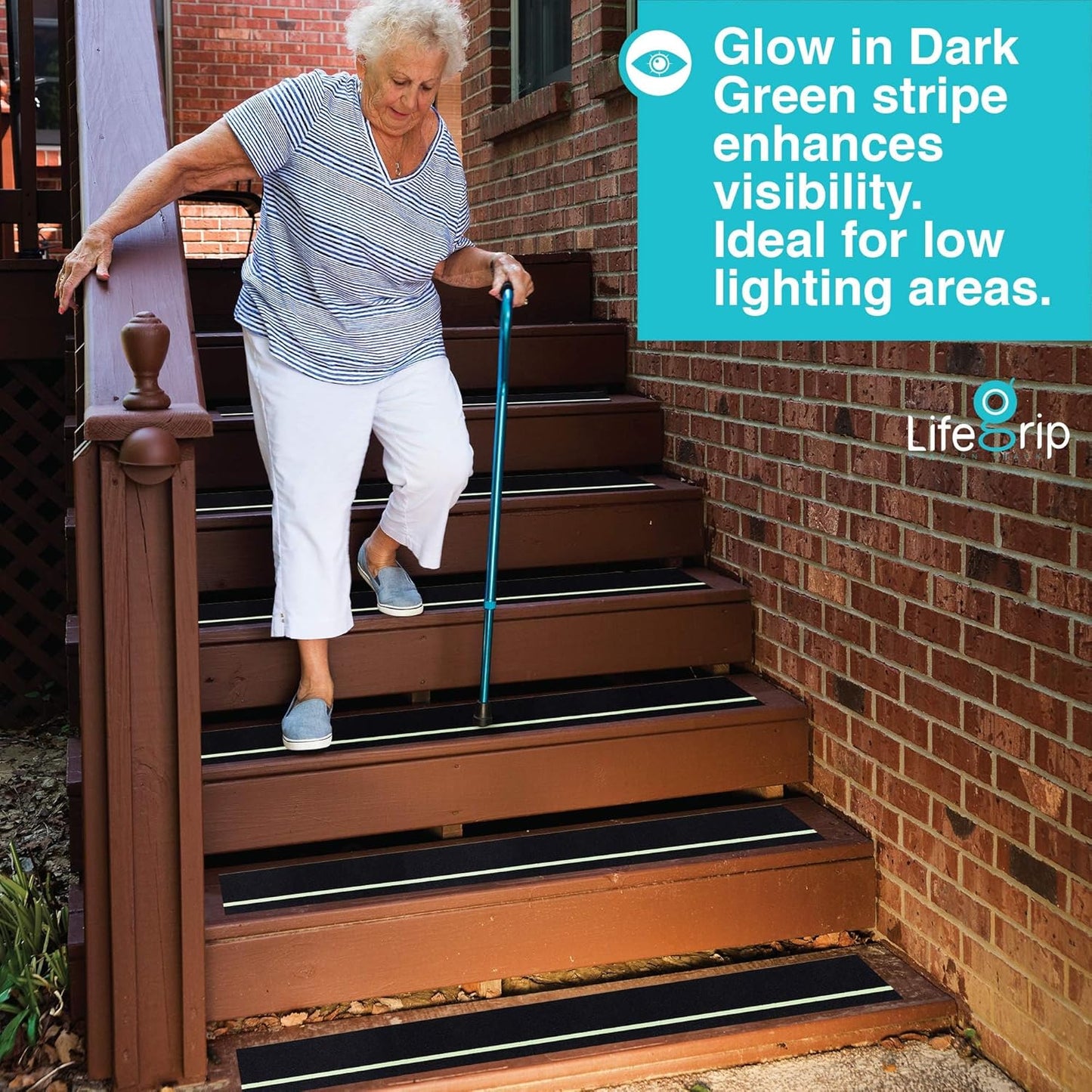 LifeGrip Anti Slip Transparent Anti Slip Tape, 4 inch by 30 feet, Non-Slip Traction Grip Tape to Tubs, Boats, Stairs, Clear, Soft, Comfortable for Bare feet (4" X 30')