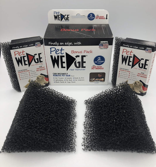 2 Pack Pet Wedge & 2 Pack Mini-Pocket Pet Wedge Bonus Pack