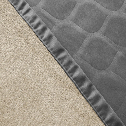 fuguitex Waterproof Dog Blanket Bed Cover Dog Crystal Velvet Moroccan Fuzzy Cozy Plush Pet Blanket Throw Blanket for Couch Sofa(40 * 60 inch, Cream+Beige)