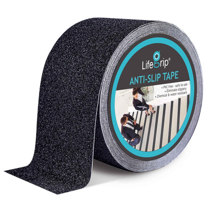 LifeGrip Anti Slip Transparent Anti Slip Tape, 4 inch by 30 feet, Non-Slip Traction Grip Tape to Tubs, Boats, Stairs, Clear, Soft, Comfortable for Bare feet (4" X 30')