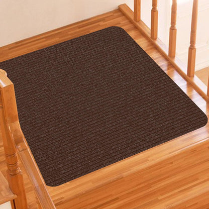 Stair Treads for Wooden Steps Carpet, Non-Slip Stair Runner Indoor Outdoor Stair Tread Mats Covers Pads, 19" x 31"Matching Landing Step Runner for Elders, Kids and Dogs (19" x 31", Black)