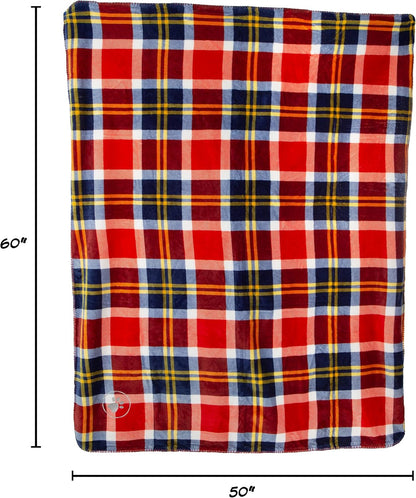 Waterproof Pet Blanket - 50x60-Inch Reversible Sherpa Fleece Throw Protects Couches, Cars, and Beds from Spills, Stains, and Fur by PETMAKER (Gray)