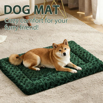 Dog Bed Mat – Soft & Comfortable Dog Kennel Pad for Crate – Durable Crate Bed & Mat for Dogs & Cats – Ideal for Crate, Kennel, and Home Use