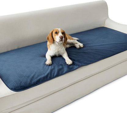 Bedsure Waterproof Couch Cover for Dogs Washable - Waterproof Blanket for Large Dogs Couch Sofa Bed Cozy, Lightweight Furniture Protector for Pet Cat Quick Drying, Ash Grey, 52x82IN