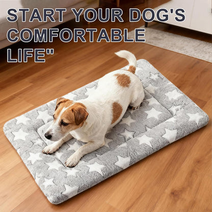 Dog Bed Mat – Soft & Comfortable Dog Kennel Pad for Crate – Durable Crate Bed & Mat for Dogs & Cats – Ideal for Crate, Kennel, and Home Use