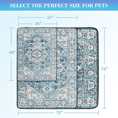 Dogcator Washable Pee Pads for Dogs, 2 Pack Reusable Puppy Training Pads. 36''x48'' Super Absorbent Dog Rugs, Non-Slip and Leakproof Pee Mat for Dogs, Whelping Pads for Crates and Floors