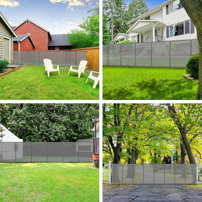 250" Reinforced Extra Wide Baby Gate Retractable Dog Gate, 21ft Extra Long Baby Gate Retractable Gates for Dogs, 48" Extra Tall Pet Gate Retractable Fence Outdoor Gate for Deck/Garage/Patio, Black