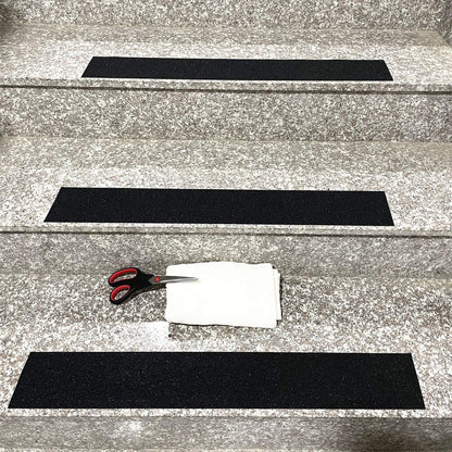 COSIMIXO 8" x 35Ft Heavy Duty Anti Slip Tape,Best 80grit Friction,Grip,Abrasive for Stairs Outdoor/Indoor,Skateboard Grip Tape Safety Non Skid Tread Staircases Anti-Slip Traction Tape Black