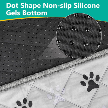 FURWEY 2 Pack Extra Large 72"X72" Washable Pee Pads for Dogs Super Absorbent Dog Training Pads Non-Slip Waterproof Pet Training Pads Mats Whelping Pads for Dogs Cats Puppy
