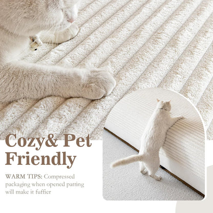 MYSKY HOME 100% Waterproof Couch Cover for Sofa, Couch Covers for Dogs, Non Slip Back Pet Sectional Sofa Covers for 3 Cushion Couch, Sofa Covers Washable, Dog Bed Cover, Dark Grey, 35"x70.9"