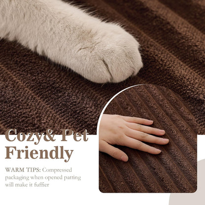 MYSKY HOME 100% Waterproof Couch Cover for Sofa, Couch Covers for Dogs, Non Slip Back Pet Sectional Sofa Covers for 3 Cushion Couch, Sofa Covers Washable, Dog Bed Cover, Dark Grey, 35"x70.9"