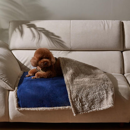 Kritter Planet Waterproof Dog Blanket, Reversible Water Proof Pet Blanket for Couch, Bed & Sofa, Washable Couch Covers for Large Dogs - Protects Furniture from Fur, Dirt, and Accidents
