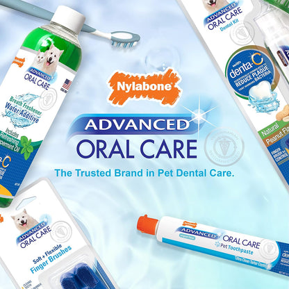 Nylabone Advanced Oral Care Dog Dental Kit Original Flavor 2.5 oz.
