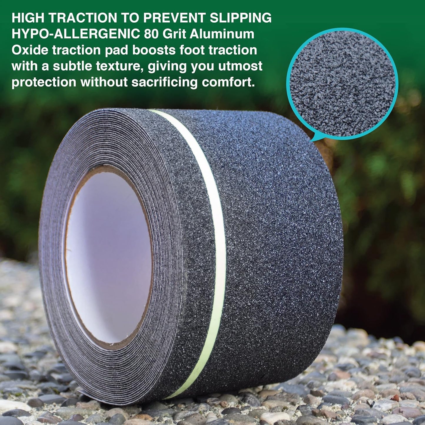 LifeGrip Anti Slip Transparent Anti Slip Tape, 4 inch by 30 feet, Non-Slip Traction Grip Tape to Tubs, Boats, Stairs, Clear, Soft, Comfortable for Bare feet (4" X 30')
