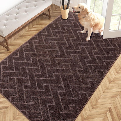 PURRUGS Dirt Trapping Door Mat 20" x 31.5", Non-Slip Machine Washable Entry Rug, Dog Doormat, Indoor Front Door Mat, Super Absorbent Entryway Rug for Muddy Shoes & Paws, Taupe