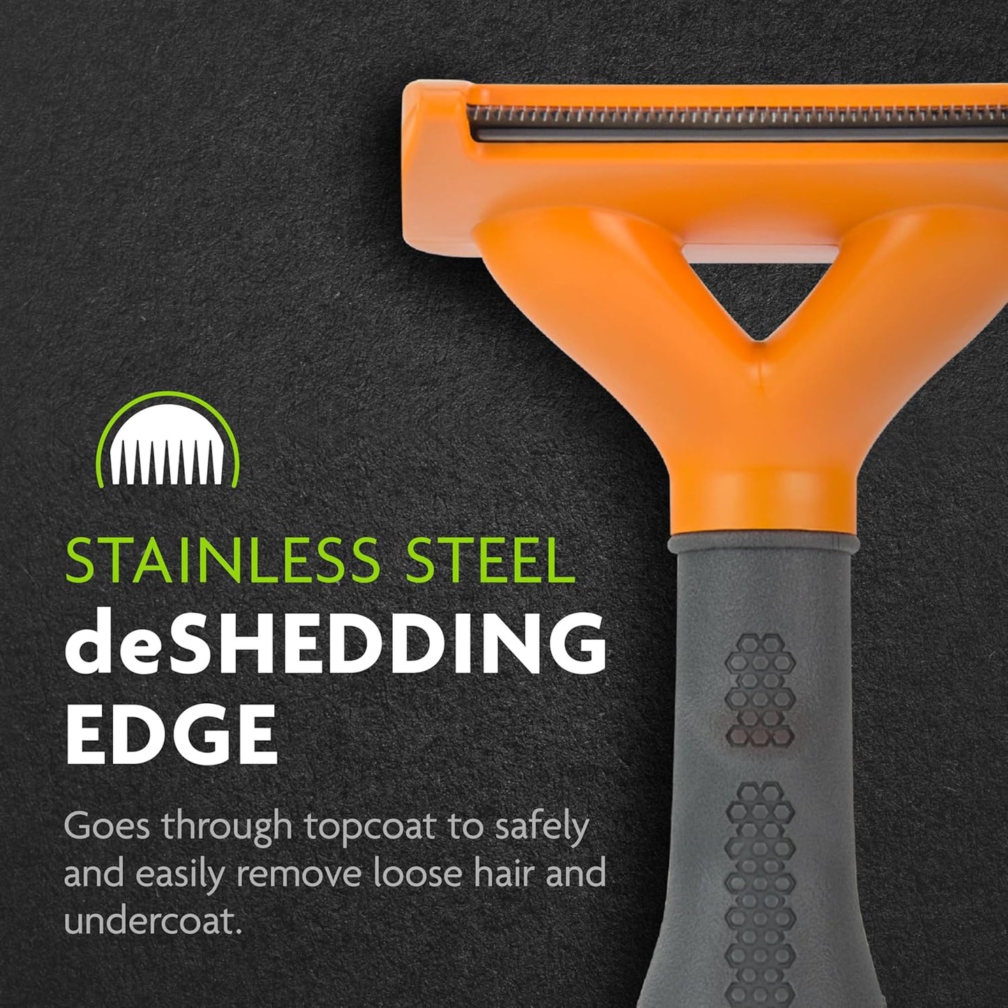 FURminator Large Dog Undercoat deShedding Tool for Short Hair, Reduces Loose Hair From Shedding