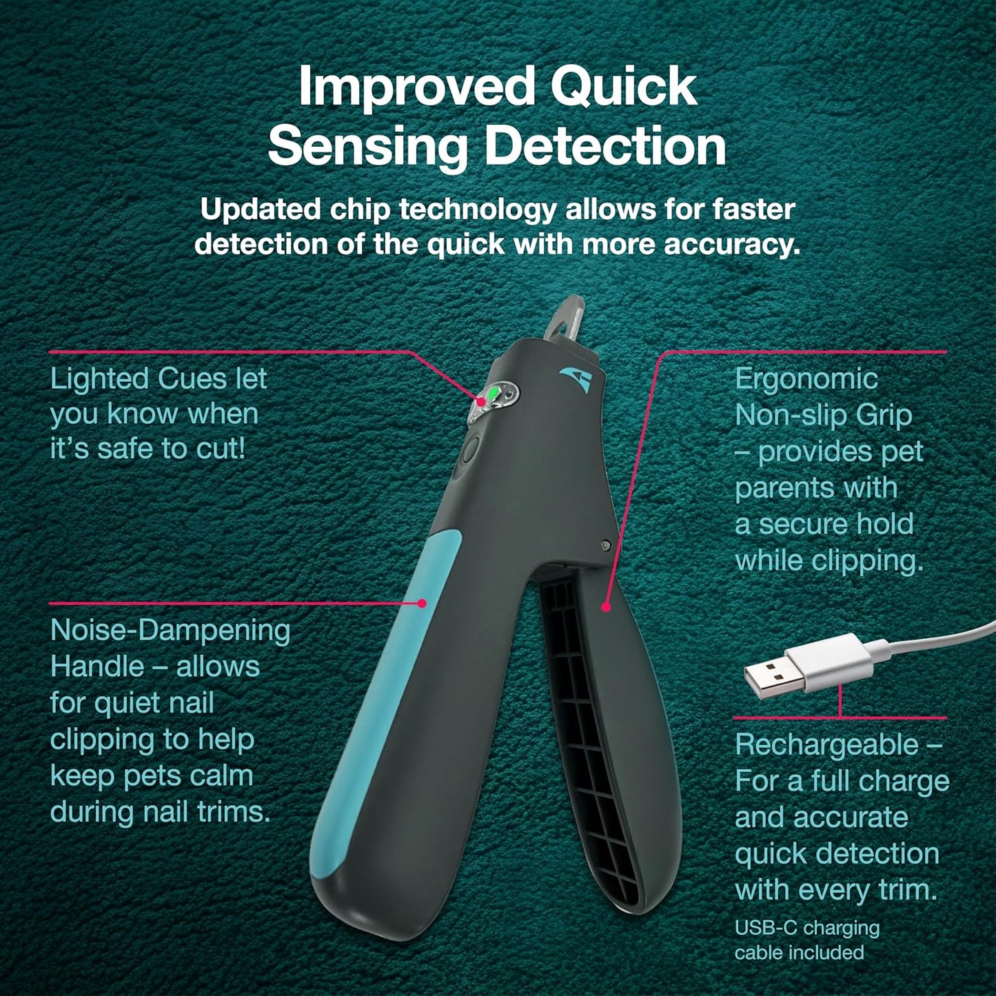 Miracle Care QuickFinder Guillotine-Style Dog Clippers, Small/Medium