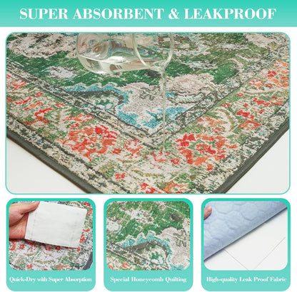 Dogcator Washable Pee Pads for Dogs, 2 Pack Reusable Puppy Training Pads. 36''x48'' Super Absorbent Dog Rugs, Non-Slip and Leakproof Pee Mat for Dogs, Whelping Pads for Crates and Floors