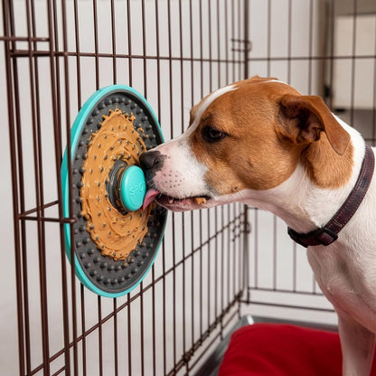 SPOT Soothers Multipurpose Dog Lick Mat - 6in Slow Feeder & Crate Enrichment Toy for Small & Medium Dogs and Puppies, Food-Grade Rubber, Dishwasher Safe, Anxiety & Boredom Relief