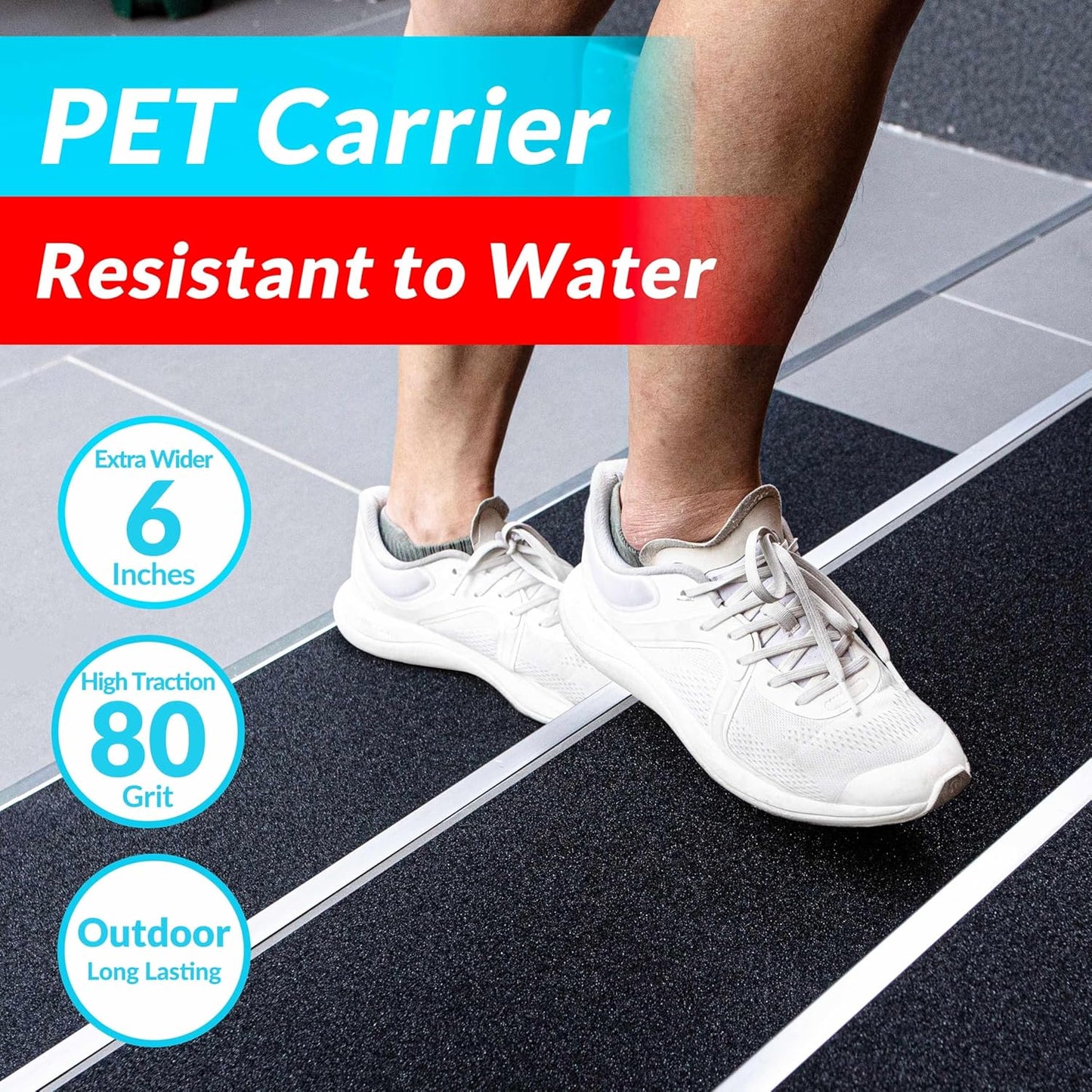 LifeGrip Anti Slip Transparent Anti Slip Tape, 4 inch by 30 feet, Non-Slip Traction Grip Tape to Tubs, Boats, Stairs, Clear, Soft, Comfortable for Bare feet (4" X 30')