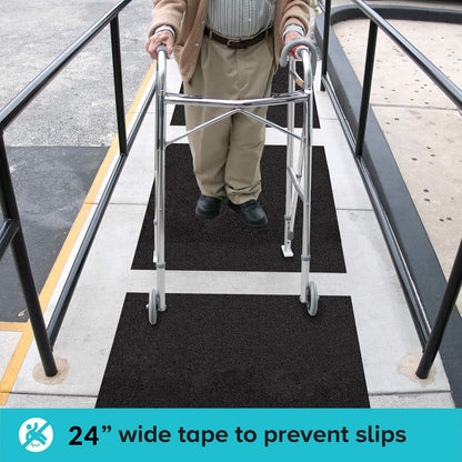 LifeGrip Anti Slip Transparent Anti Slip Tape, 4 inch by 30 feet, Non-Slip Traction Grip Tape to Tubs, Boats, Stairs, Clear, Soft, Comfortable for Bare feet (4" X 30')