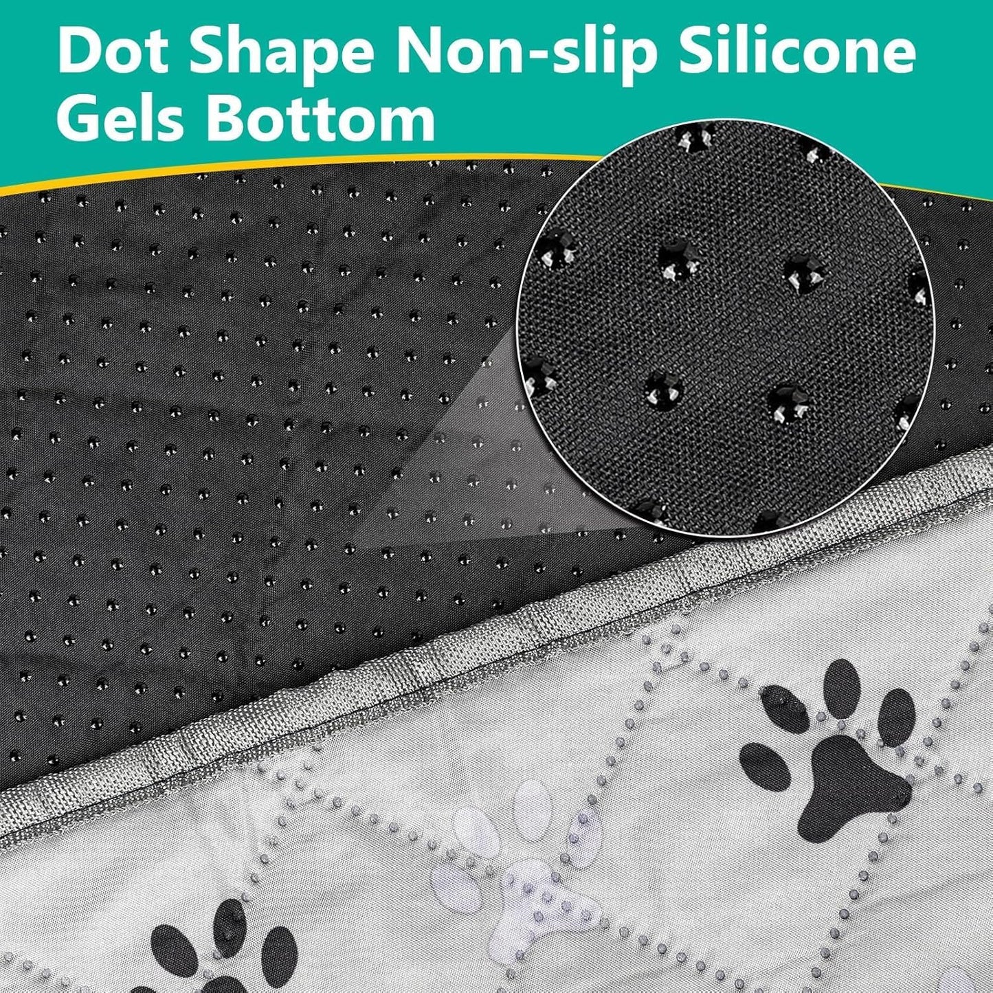 FURWEY 2 Pack Extra Large 72"X72" Washable Pee Pads for Dogs Super Absorbent Dog Training Pads Non-Slip Waterproof Pet Training Pads Mats Whelping Pads for Dogs Cats Puppy