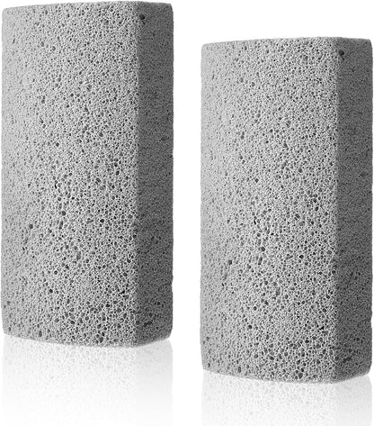 InnoHHustle 2 Pcs Pet Hair Block, Pet Hair Remover Grey Pumice Stone for Dog Cat Fur Removal Cleaning Dog Cat Fur Remover Stone Pets Rocks for Sofa Car Interior Bedding Carpet Couch Furniture
