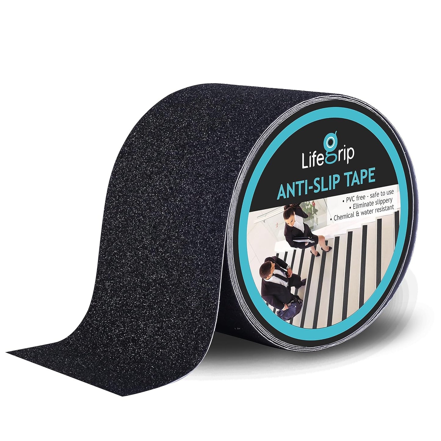 LifeGrip Anti Slip Transparent Anti Slip Tape, 4 inch by 30 feet, Non-Slip Traction Grip Tape to Tubs, Boats, Stairs, Clear, Soft, Comfortable for Bare feet (4" X 30')