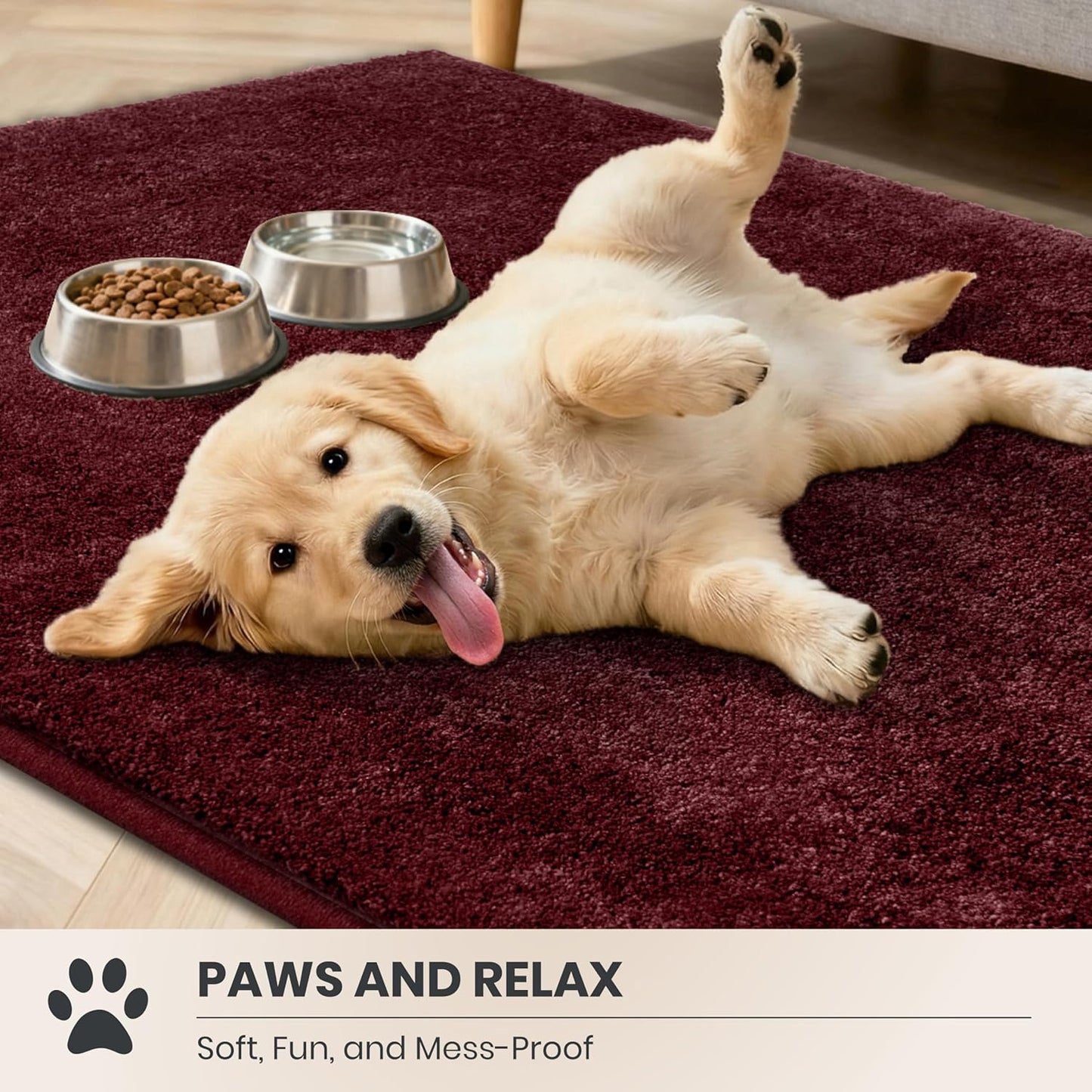 PURRUGS Dirt Trapping Door Mat 20" x 31.5", Non-Slip Machine Washable Entryway Rug, Dog Doormat, Indoor Front Door Mat, Super Absorbent Entry Rug for Muddy Shoes & Paws, Bluish Grey-Black